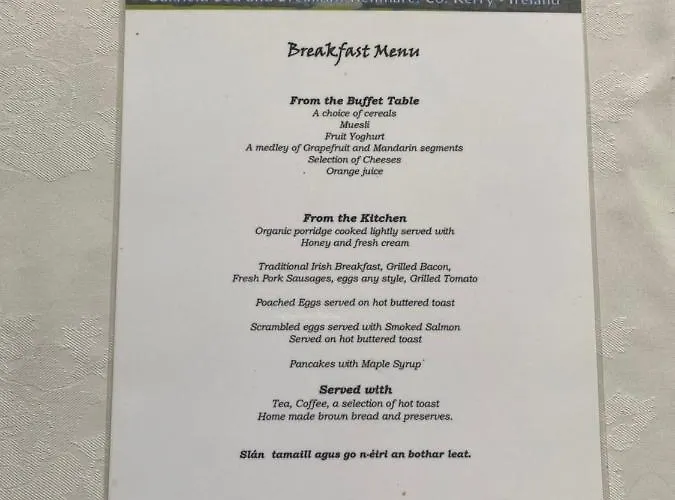 Bed & Breakfast Oakfield Kenmare